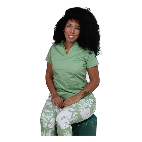 Ambo Gram Emma Estampado Mujer Spandex Cuello En V