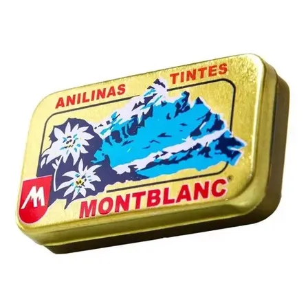 Anilina Montblanc Cajita Dorada 25 Gr. Color Negro