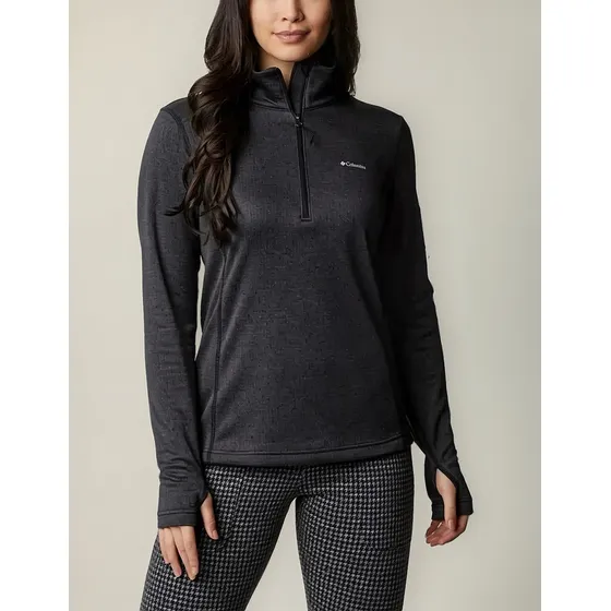 Polar Columbia Mujer Park View Grid Flee Color Negro
