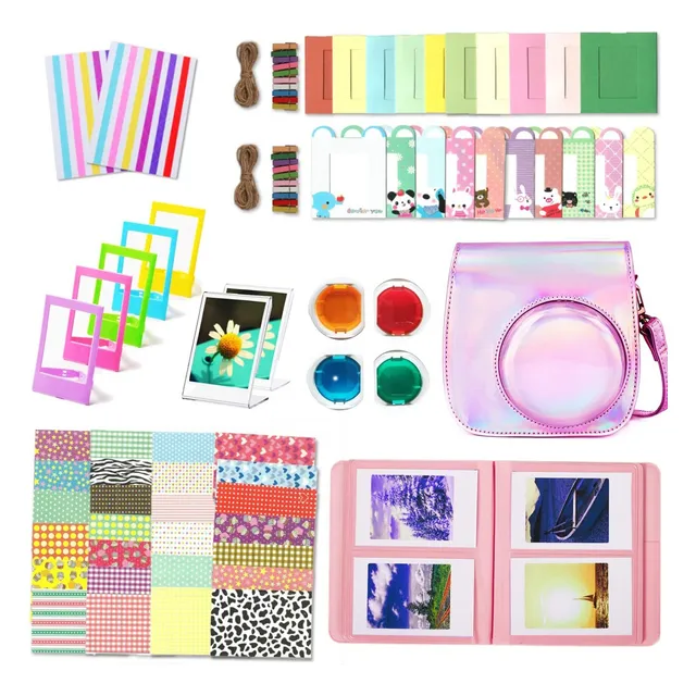 Kit Accesorios Apto Para Instax Mini Cámara Protector Filtro