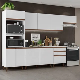 Cozinha Completa Madesa Reims 320001 ArmĂĄrio BalcĂŁo - Branco Cozinha Completa Madesa Reims 320001 ArmĂĄrio BalcĂŁo - Branco