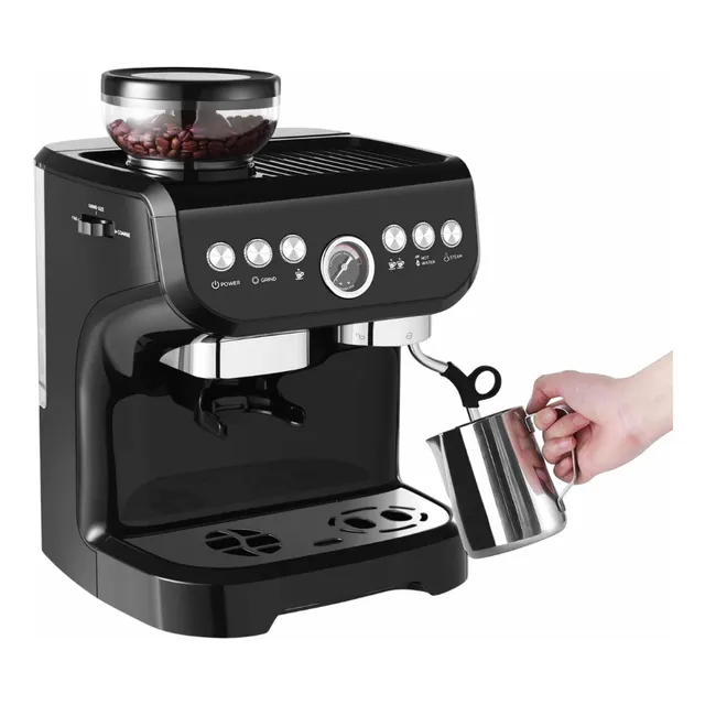 Máquina Café Expreso 1 Grupo Con Molino Incluido