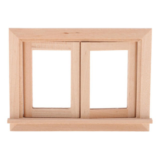 1/12 Muebles De Ventana De 2 Paneles Accesorio De Bricolaje 1/12 Muebles De Ventana De 2 Paneles Accesorio De Bricolaje