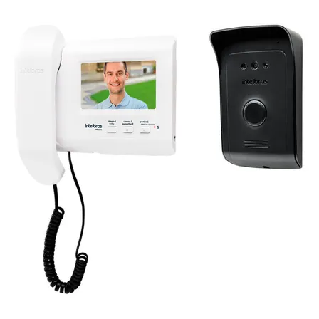 Video Porteiro Ivr 1010 Branco E Preto Intelbras 110v/220v