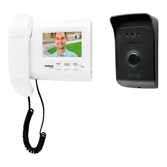 Video Porteiro Ivr 1010 Branco E Preto Intelbras 110V/220V