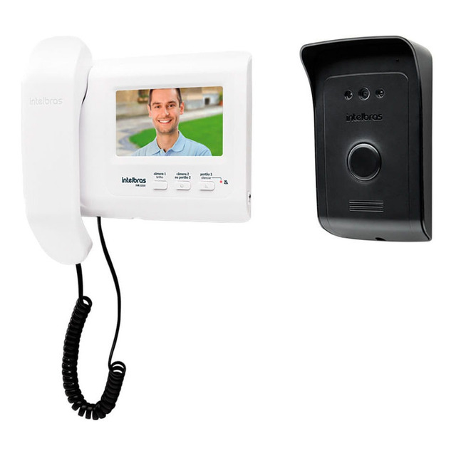 Video Porteiro Ivr 1010 Branco E Preto Intelbras 110v/220v