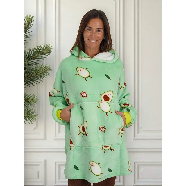Maxi Buzo Plush Corderito Oversize Unisex (+piluso Gratis)