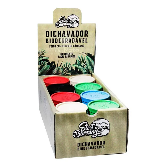 Caixa De Dichavador Biodegradável Slow Burning 24un.