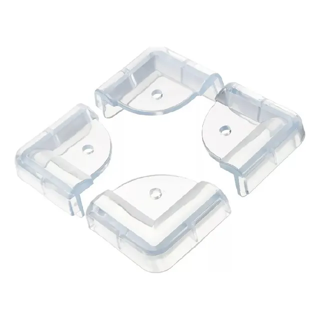 Set De 4 Esquineros De Mesa Protector De Silicona Anti Golpe