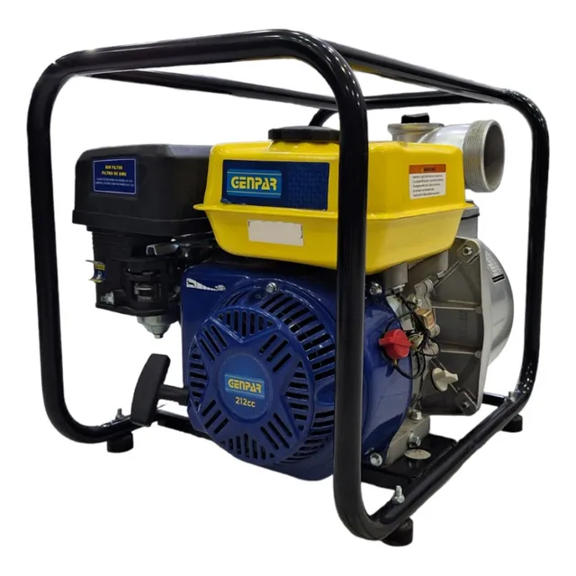 Motobomba 3x3 7hp Autocebante A Gasolina Genpar