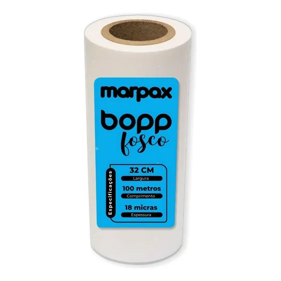Bopp Fosco Para Laminação Bobina A3 32cmx100m Marpax 01un