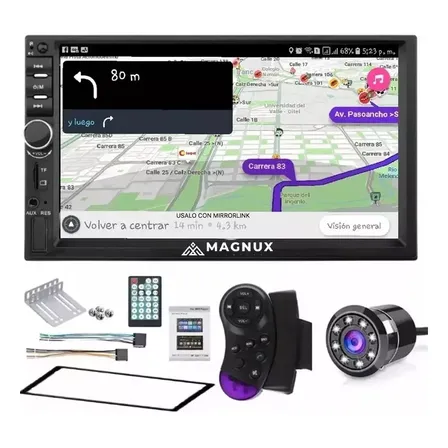 Radio Carro Magnux Bluetooth Tactil Camara Usb Sd Pantalla 7 Hd Radio Carro Magnux Bluetooth Tactil Camara Usb Sd Pantalla 7 Hd