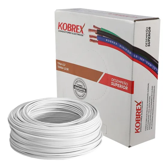 Caja 100 Mts Cable Rojo Cal 12 Awg Kobrex Vinikob 100%cobre