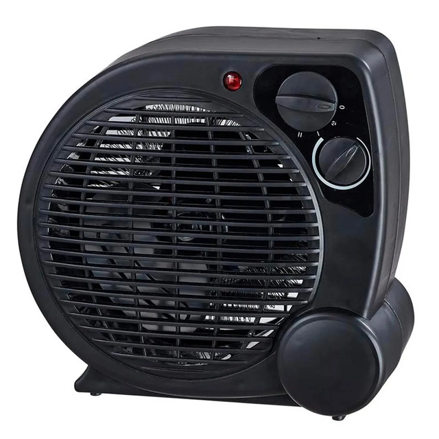 Aquecedor Elétrico Portátil A Ar Ventilador Quente Preto Aq04 - Mimo Style 220v