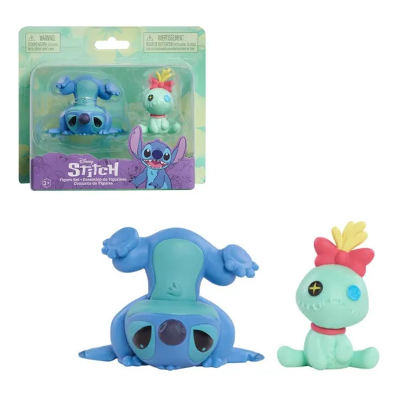 Mini Figura Pack De 2 Stitch Y Scrump 7 Cm Lilo & Stitch