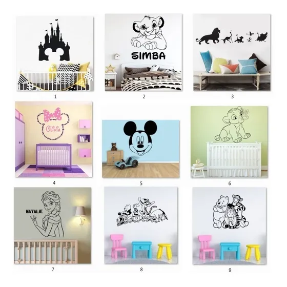 Calcomania O Vinilos Decorativos Mickey Mouse