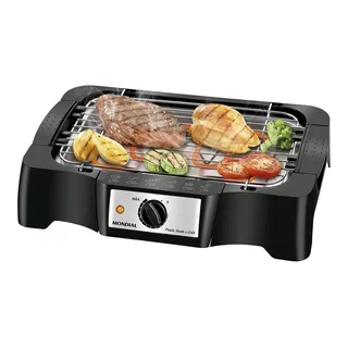 Churrasqueira Elétrica Mondial Ch-07 Pratic Steak & Grill Ii Cor Preto 127v Churrasqueira Elétrica Mondial Ch-07 Pratic Steak & Grill Ii Cor Preto 127v