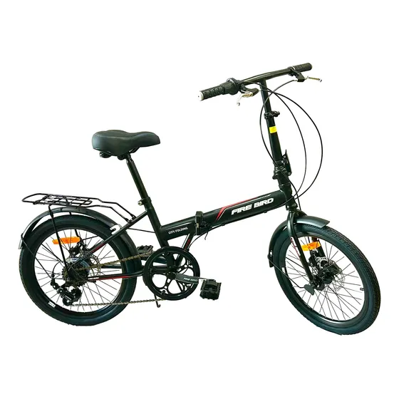 Bicicleta Rodado 20 Plegable Firebird Shimano Folding 