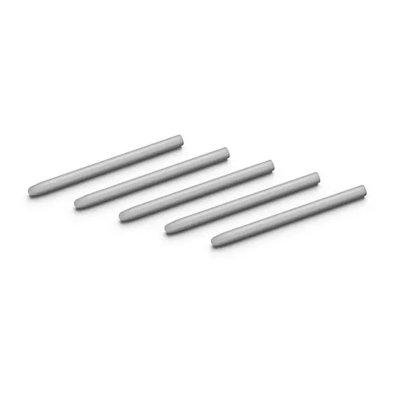 5 Pontas Hard Felt Nibs Para Canetas Wacom - Ack20003 Cor Branco