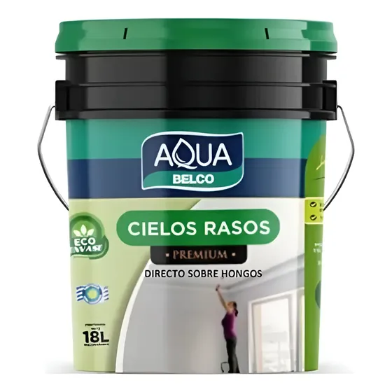 Pintura Belco Cielorraso Directo Sobre Hongos 18lts Blanco | Cuotas sin interés