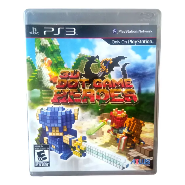 Caja Vacía Y Carátula De 3d Dot Game Heroes - Ps3