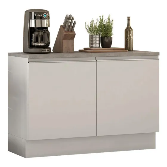Mostrador Madesa Glamy 120 Cm 2 Puertas (con Encimera) B