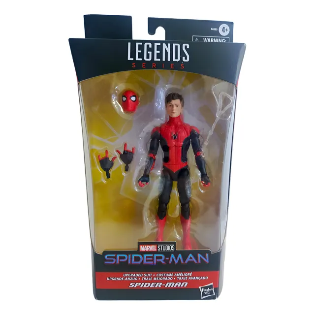 Figura Marvel Legends Spiderman Traje Mejorado Hasbro