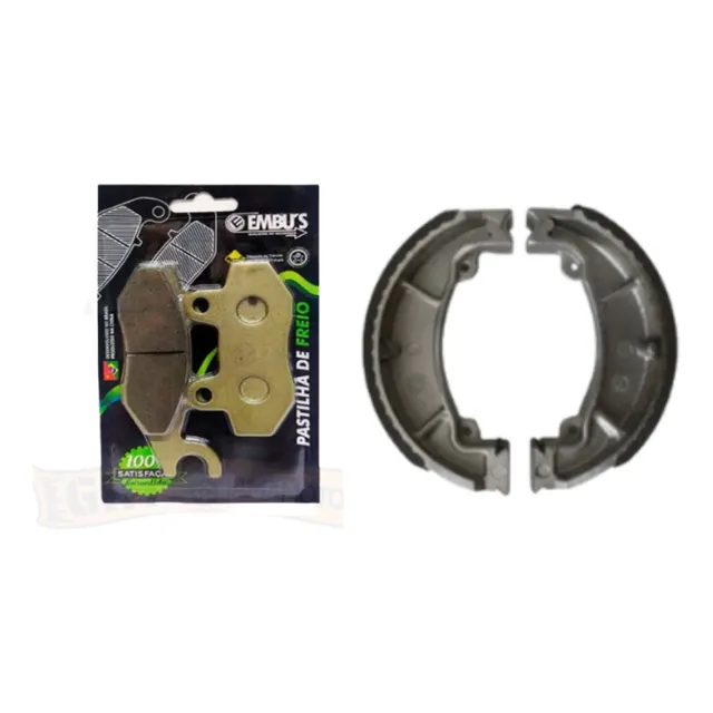 Kit Comp. Pastilha + Lona Freio Dafra Apache 150 Rtr  - Top