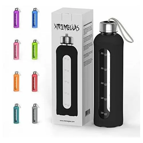 Botellas De Agua De Vidrio Xtremeglas Con Tiempos Wp9xc