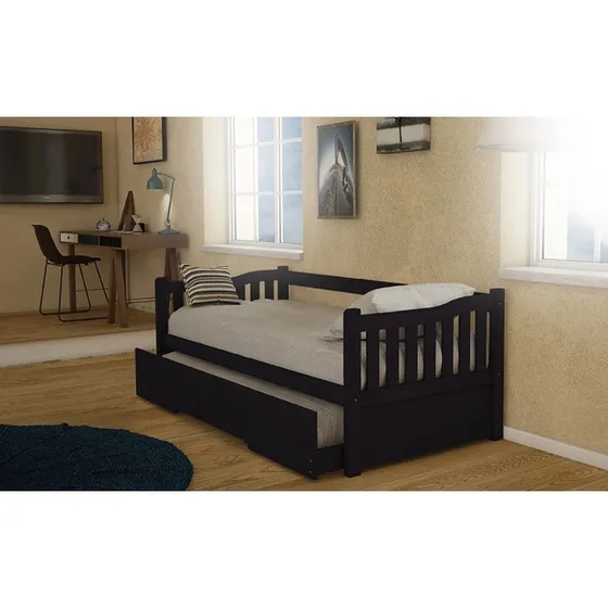 Cama Marinera Madera Maciza Dormitorio Living Sillón Lcm Color Tabaco