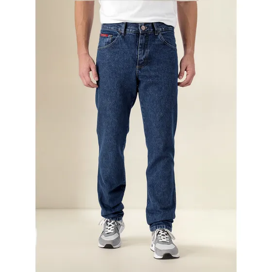 Pantalon Jean Recto Clasico Hombre Costura Fina Rica Lewis