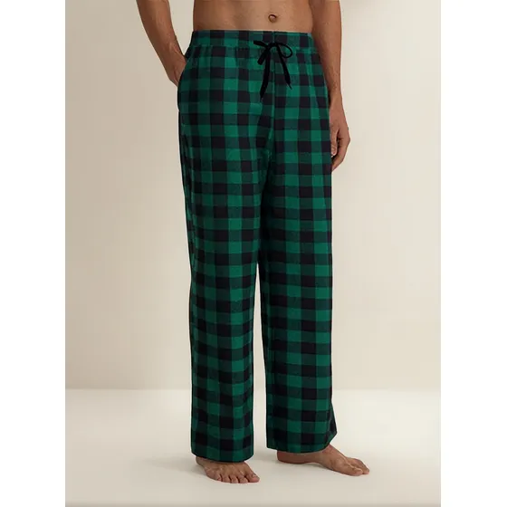 Pantalones De Pijama Deportivos A Cuadros Transpirables A La