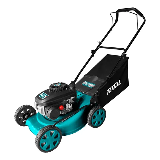 Cortacésped Nafta 4hp Total, Con Recolector, Altura Variable Color Turquesa