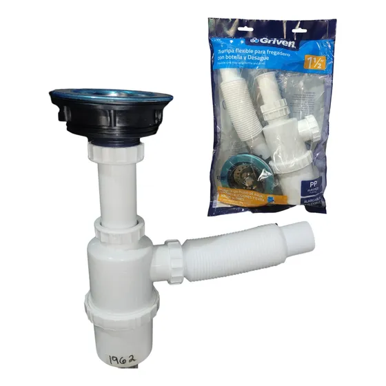 Desague Bajante Fregadero Con Sifon Extensible  1½ Grive