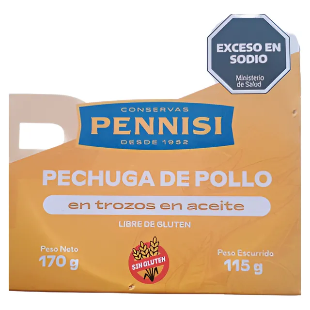 Pechuga De Pollo  Penissi En Aceite Lata X24u