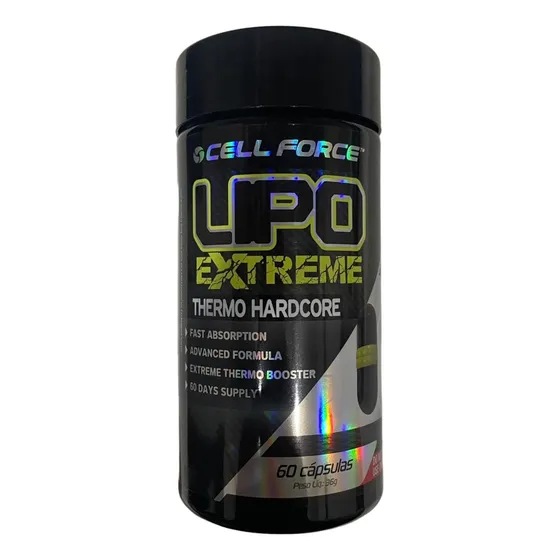 Lipo Extreme - 1 Pote Com 60 Capsulas - Cell Force