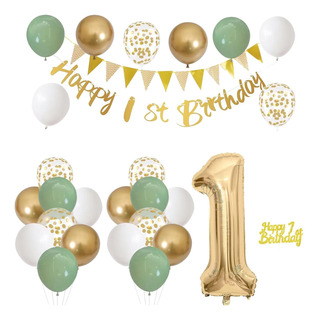 Set De Decoración De Cumpleaños Paquete De Decoración De Fie Set De Decoración De Cumpleaños Paquete De Decoración De Fie