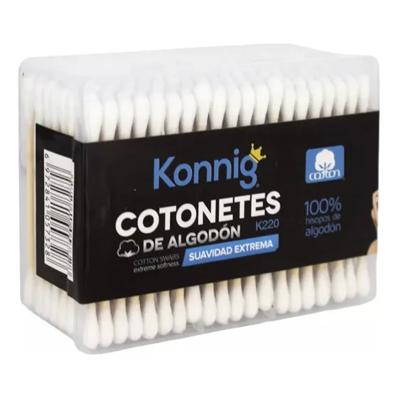 Cotonetes Hisopos Bambú 200 Piezas Ecológicos