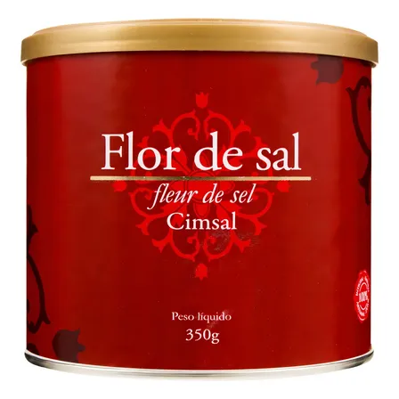 Flor de Sal Cimsal Lata 350g Integral