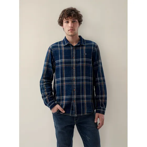 Camisa Classic Fit Americanino 819f505 Azul Colon