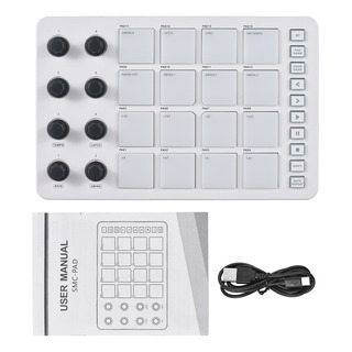 Controlador Midi Sem Fio M-vave Smc-pad Usb-c - Daws Controlador Midi Sem Fio M-vave Smc-pad Usb-c - Daws
