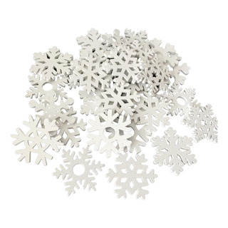 50 Piezas De Copos De Nieve De Navidad Sin Rebabas, Bordes 50 Piezas De Copos De Nieve De Navidad Sin Rebabas, Bordes