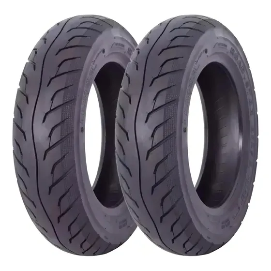 Casal Pneu 100/90-10 + 90/90-12 Scooter K707 Kenda Elite125