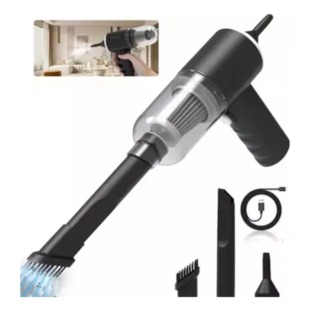Aspiradora Para Auto Teclado Portátil Cleancar® Carga Usb 