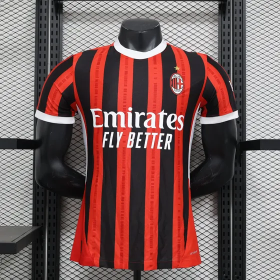 Set De Entrenamiento A Rayas Qingke Del Ac Milan 2024
