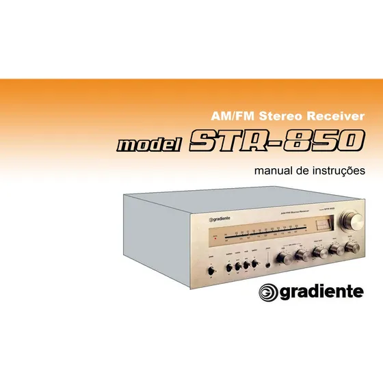 Manual Do Receiver Gradiente Str-850 (em Pdf)