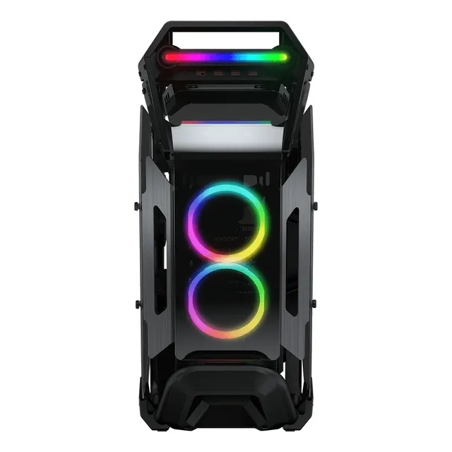 Gabinete Cougar Cratus E-atx Argb Cristal Templado X4 Usb-c Color Negro