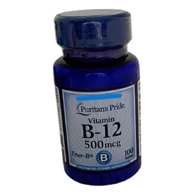 B12 500mcg - 100 Tablets -   Puritan's Pride