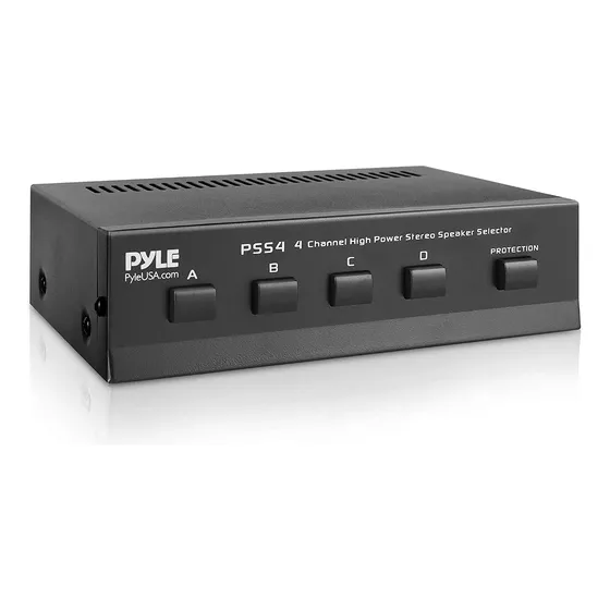 Pyle-pro Pss4 Selector De Cuatro Canales Estereos