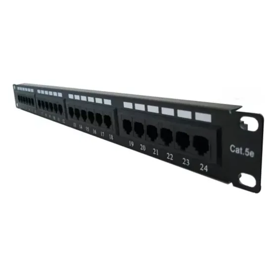 Patch Panel Cat5e 24 Puertos
